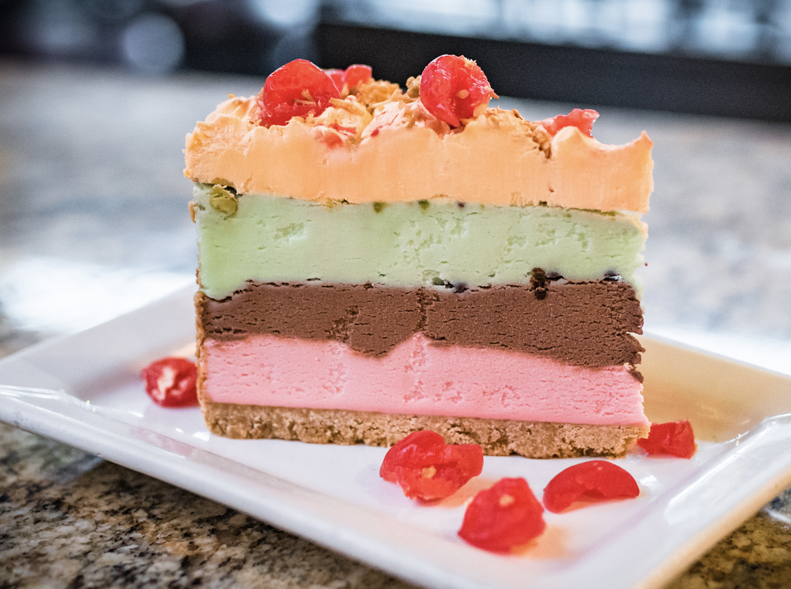 Spumoni Cake